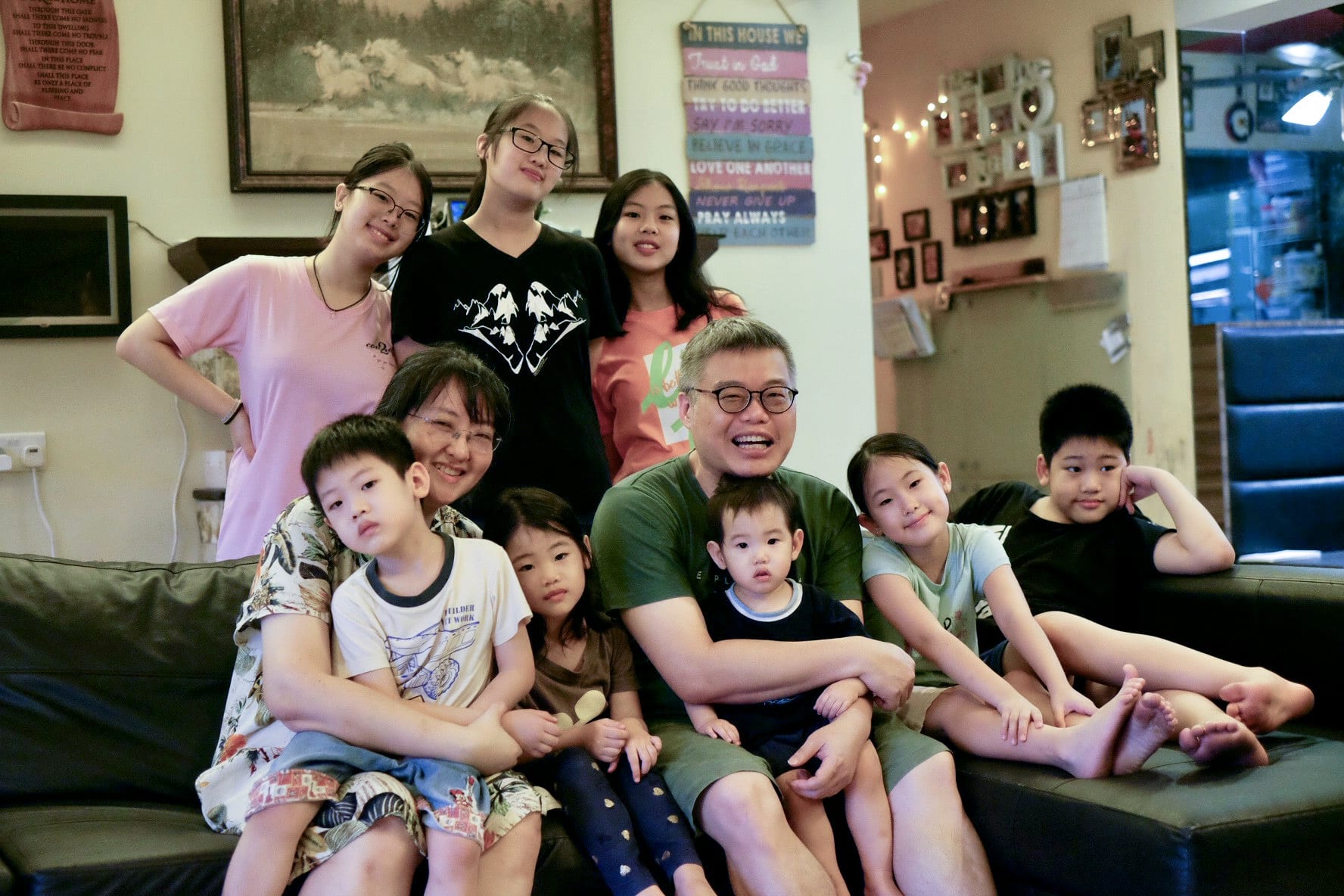 Raising 8 kids in Singapore – here’s how the Sees do it
