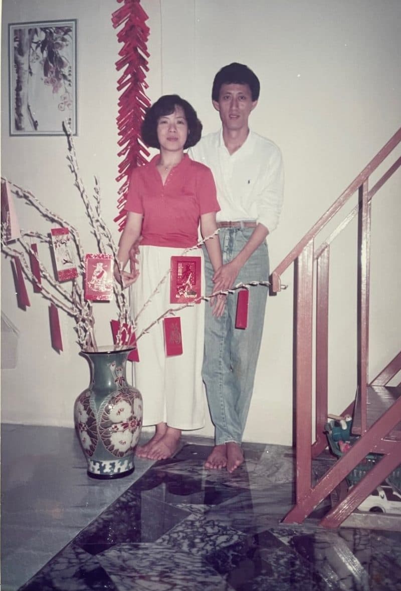 Margaret Ong loving husband with schizophrenia
