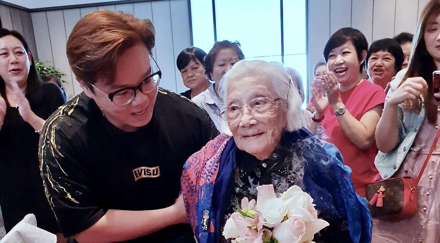 Mdm Loh is 105 years old. She was 95 when she discovered the secret to living a truly peaceful life