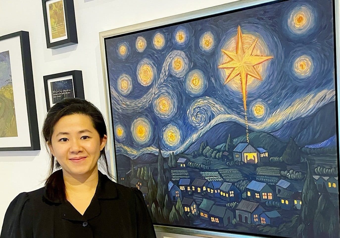 Once tormented by a demonic spirit, she now brings hope to others through her paintings